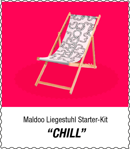 Maldoo Liegestuhl Starter-Kit "Chill" 