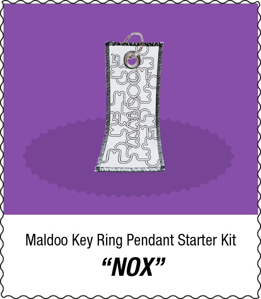 Maldoo Key Ring Pendant Starter Kit "Nox" 